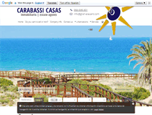 Tablet Screenshot of carabassi-casas.com